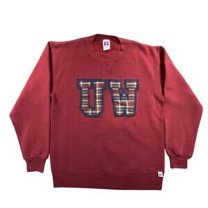 VTG University of Washington Russel Athletic Sweatshirt Men's M Purple USA Made